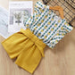 Kids Girls Clothing Set – Baby Girl T-Shirt & Shorts Suit