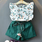 Kids Girls Clothing Set – Baby Girl T-Shirt & Shorts Suit