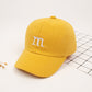 Kids Baseball Cap – Boys Cotton Hat with Letter M Embroidery