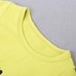 Girls Cotton Yellow Letter T-Shirt and Jeans Set – Casual Kids Clothing Outfit
