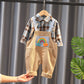 Baby Boy Two-Piece Outfit with Bib | Cute Kids Clothing Set