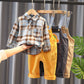 Baby Boy Two-Piece Outfit with Bib | Cute Kids Clothing Set