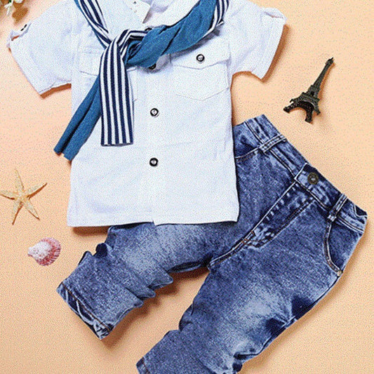 Boys Baby Clothing Set – 2-Piece Outfit Suit for Infants & Toddlers