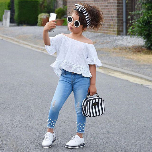 Girls Shirt & Shorts Set – Kids Clothes for Baby & Children