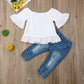 Girls Shirt & Shorts Set – Kids Clothes for Baby & Children