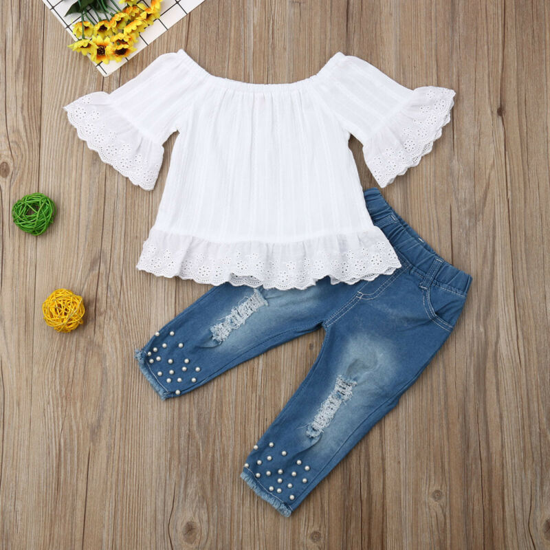 Girls Shirt & Shorts Set – Kids Clothes for Baby & Children