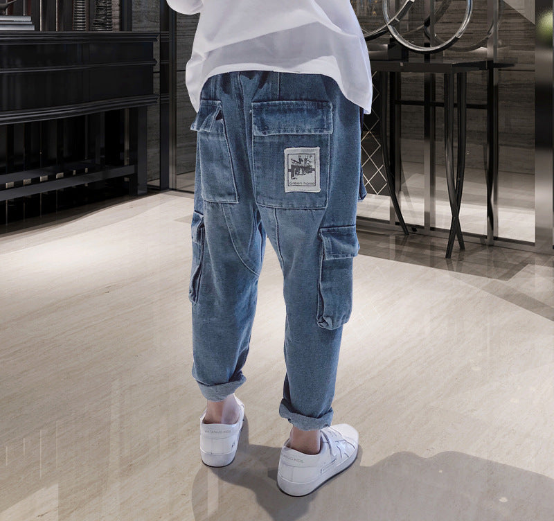 Big Kids Loose Harem Trousers – Comfortable Casual Pants