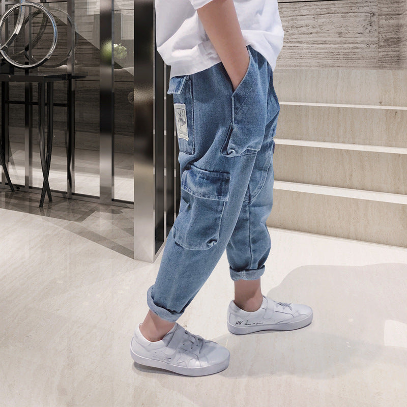 Big Kids Loose Harem Trousers – Comfortable Casual Pants