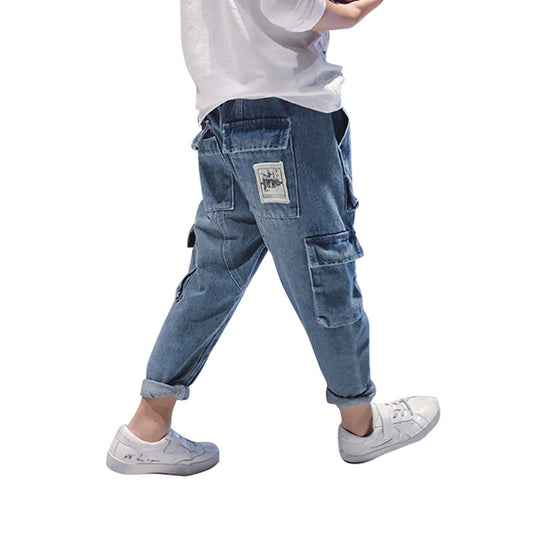 Big Kids Loose Harem Trousers – Comfortable Casual Pants