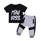 Pudcoco 2-Piece Baby Boys Clothes Set – Toddler Kids Casual Outfit