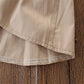 Kids Summer Korean Style Clothing – Beige Shirt & Girls' Dress for Medium to Large Children
