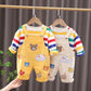Boys’ Overalls Set – Casual Top & Dungarees Outfit for Kids