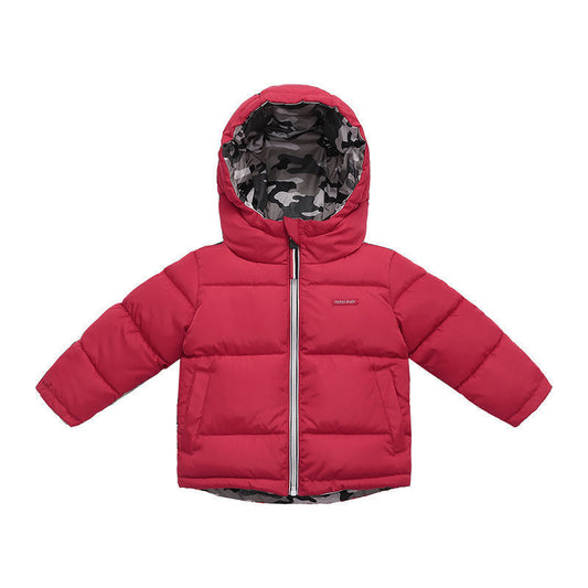 Reversible Padded Winter Jacket for Kids | Warm Double-Sided Coat