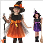 Girls Witch Costume – Kids Halloween Role Play Dress-Up Outfit