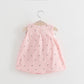 Girls Solid Color Bow Floral Print Halter Skirt – Cute Summer Outfit
