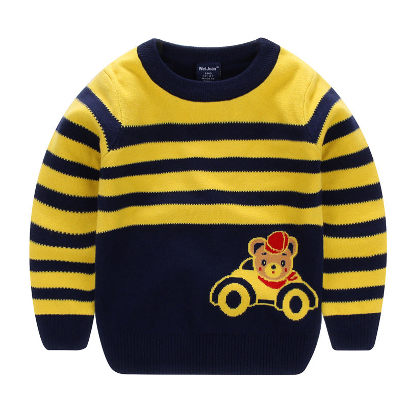 Kids Cartoon Sweater – Cute Graphic Pullover for Children