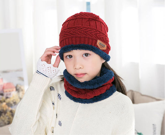 Warm Knitted Hat – Cozy Winter Children's Cap for Boys & Girls