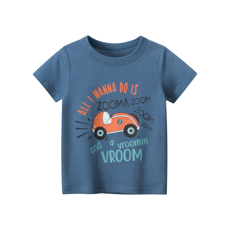 Men's Short Sleeve Cotton T-Shirt – Casual Summer Tee