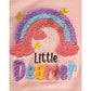Baby Girl Rainbow Tutu Skirt Set – Embroidered Long Sleeve Sweatshirt & Colorful Party Outfit