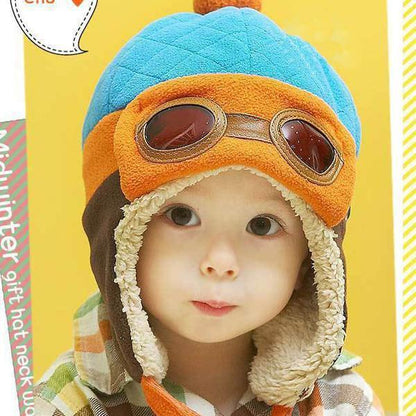 Winter Pilot Beanie Hat | Warm Aviator Style Cap with Ear Flaps