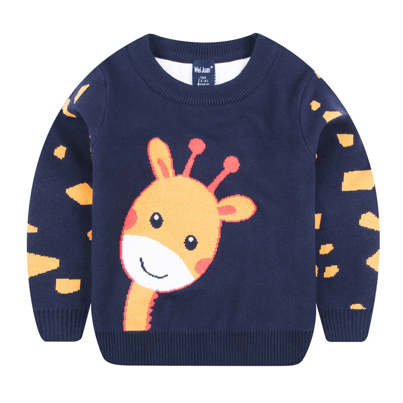 Kids Cartoon Sweater – Cute Graphic Pullover for Children