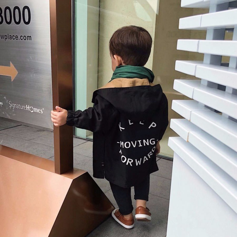 Reversible Boys Jacket – Spring Windbreaker Coat for Kids