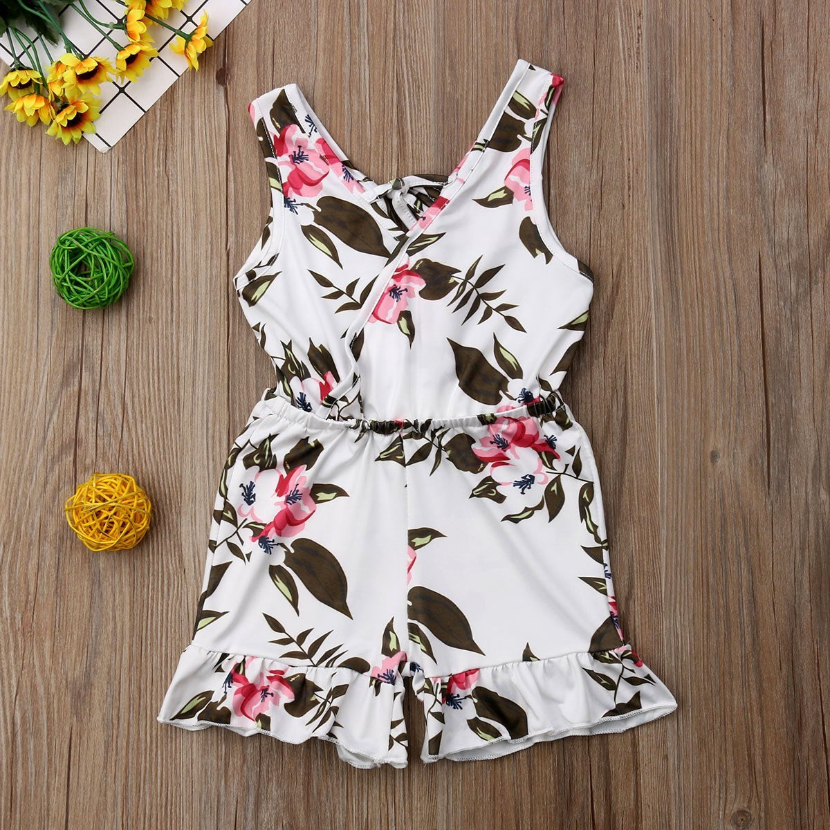 Baby Girl Summer Outfit – Floral Clothing Set for Toddlers & Girls