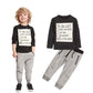 Kids Boys Clothing Set – Baby Boy 2PCS Cotton T-Shirt & Pants Suit (3-7 Years)