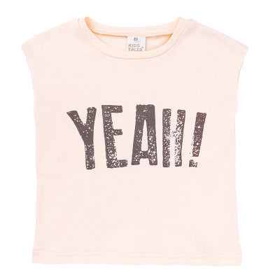 Children's Sleeveless T-Shirt – Lightweight Cotton Summer Tank Top for Kids
