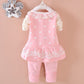 Baby Girl Tracksuit Set – 2-Piece Toddler Outfit with Top and Pants | BibiCola Kids Clothing