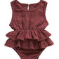 Baby Girl Pettiskirt Dress – Striped Sleeveless Party Outfit for Kids