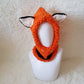 Children’s Wool Knit Hat – Hand-Knitted Warm Earmuffs & Cape Cap