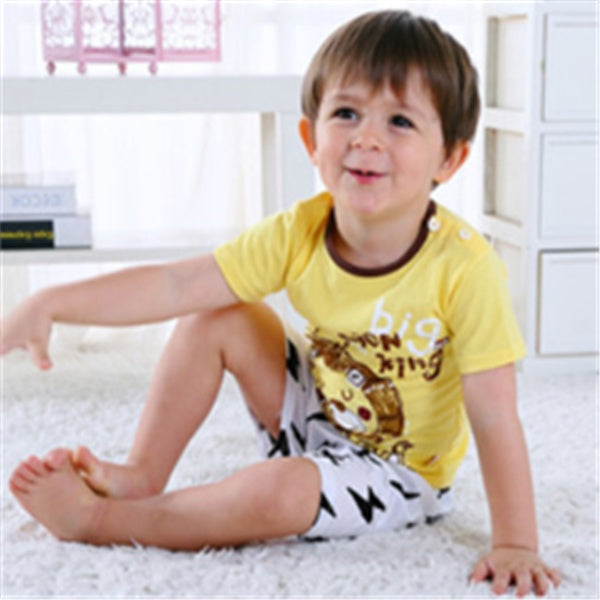 Cartoon Baby Clothing Sets – Summer T-Shirt Outfits for Boys & Girls