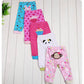Kids Cartoon Print Leggings Set | 5-Piece Stretch Pants for Girls