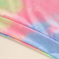 Toddler Girls Tie-Dye Hooded Dress – Long Sleeve, Cute & Comfy Daily Wear