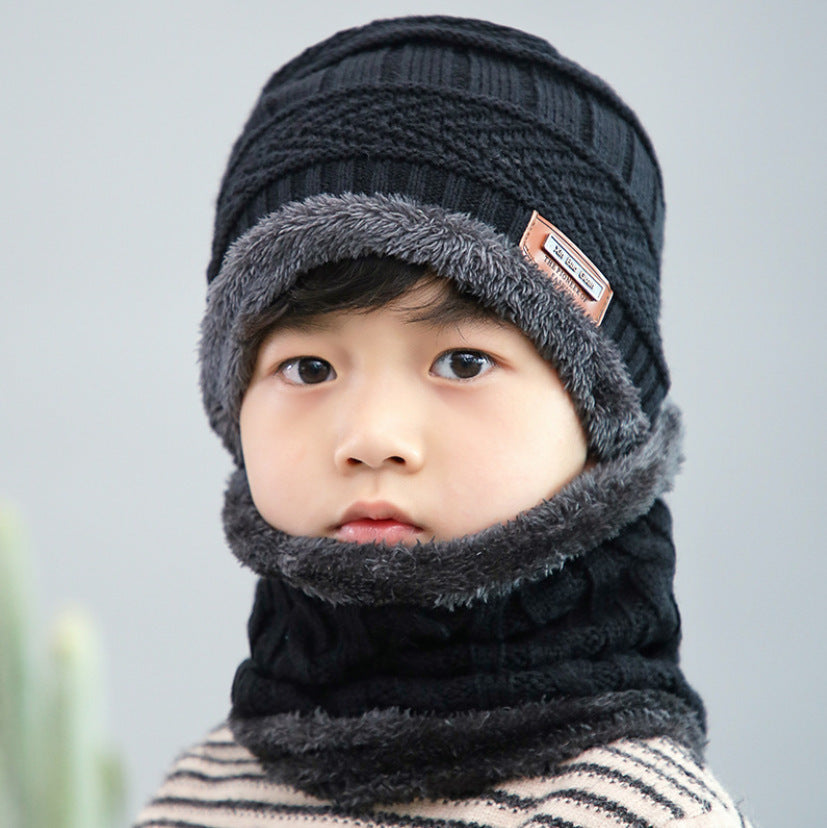 Warm Knitted Hat – Cozy Winter Children's Cap for Boys & Girls