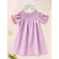 Baby Girl Halloween Dress – Ghost Embroidery with Headband Costume