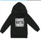Kids' Hooded Sweater with Letter Print – Casual Pullover for Boys & Girls