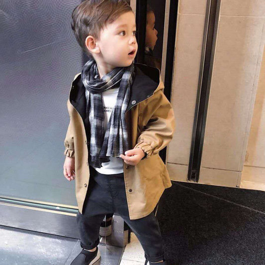 Reversible Boys Jacket – Spring Windbreaker Coat for Kids