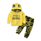 Girls Spring & Autumn Hooded Sweater Set – Camouflage 2-Piece Baby Outfit
