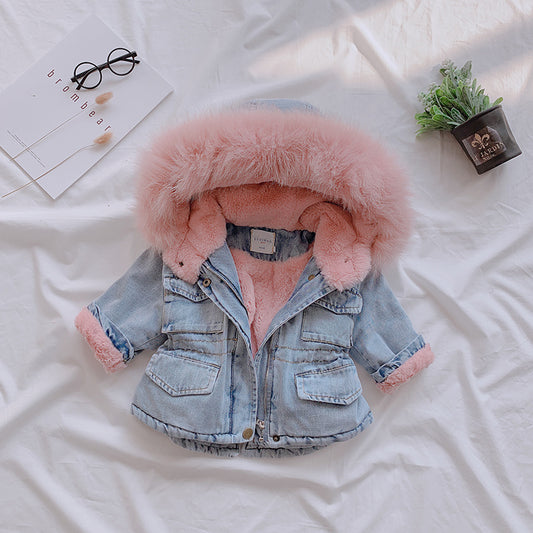 Girl’s Denim Coat – Stylish Lightweight Jacket for Kids