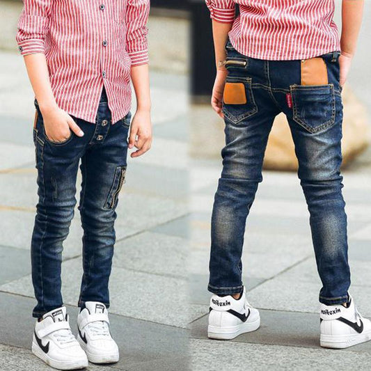 Boys Stretch Denim Pants – Comfortable & Stylish Jeans for Kids