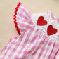 Infant Baby Girls Easter Bunny Smocked Dress – Embroidered Short Sleeve Summer Outfit