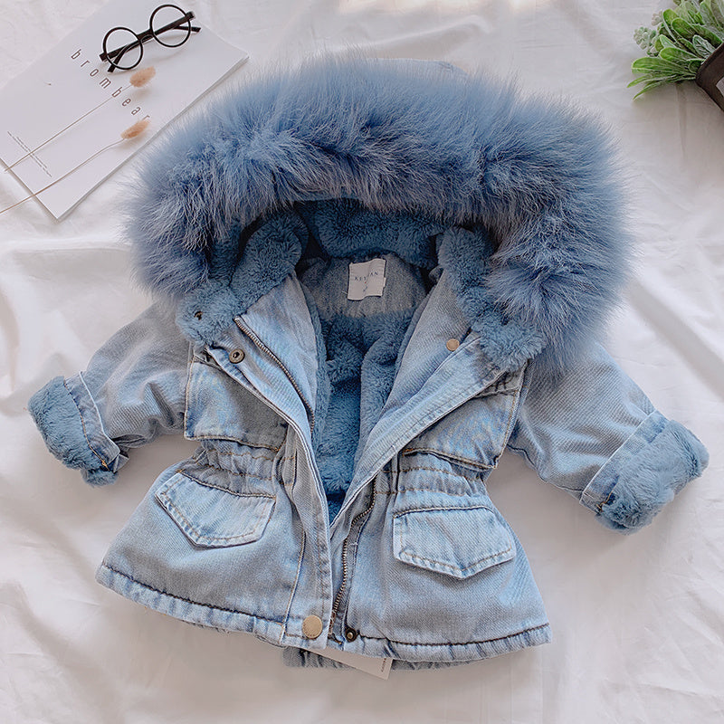 Girl’s Denim Coat – Stylish Lightweight Jacket for Kids