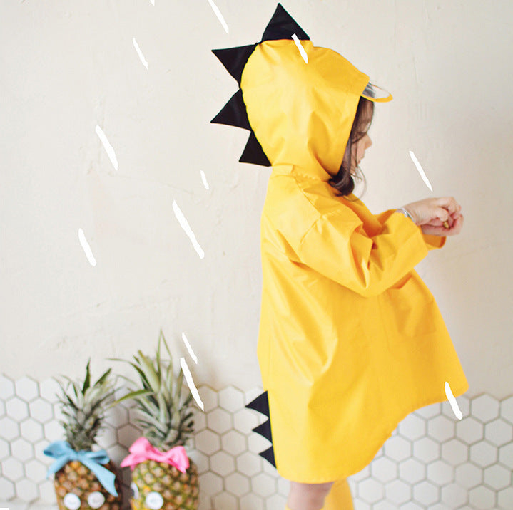 Kids' Dinosaur Raincoat – Waterproof Jacket for Boys and Girls, Fun & Stylish Outerwear
