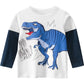 Soft Cotton Boys Long-Sleeve T-Shirt – Casual Baby Top for Kids