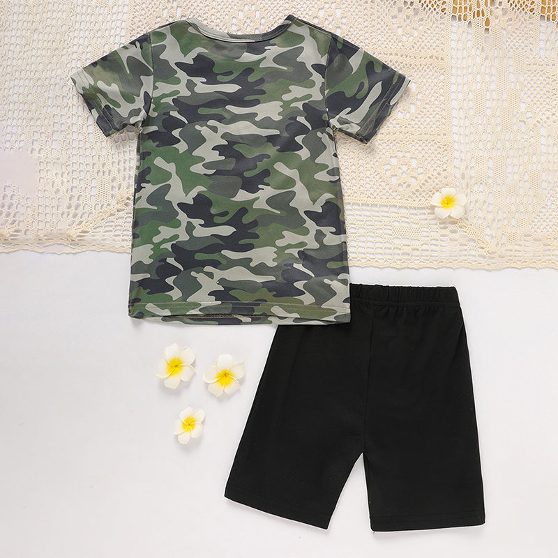 Toddler Girls Father’s Day Outfit – ‘Daddy’s Girl’ Letter Top & Pants Set