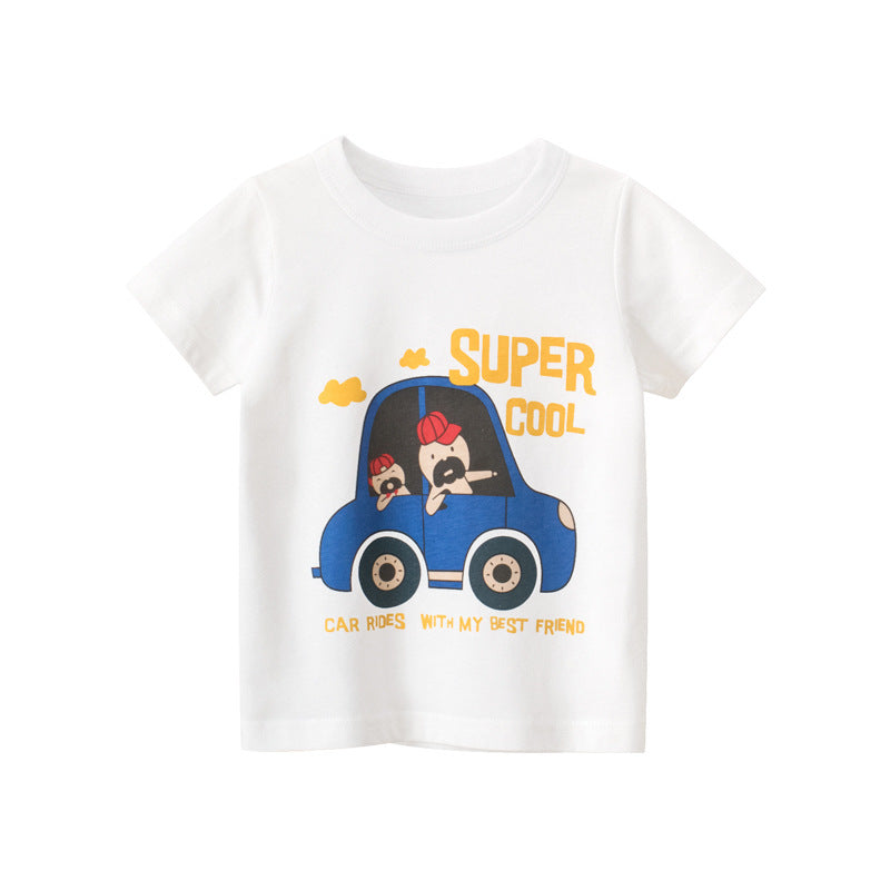 Men's Short Sleeve Cotton T-Shirt – Casual Summer Tee