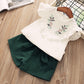 Kids Baby Girls Clothes – Short Sleeve T-Shirt & Pants Dress Set