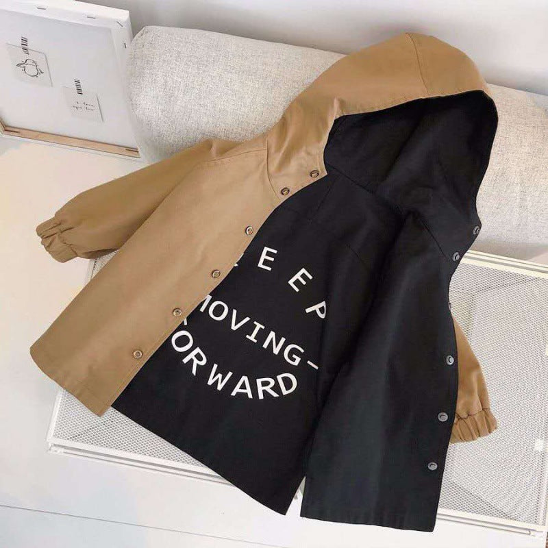 Reversible Boys Jacket – Spring Windbreaker Coat for Kids
